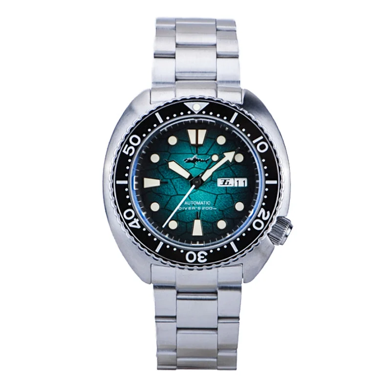 Heimdallr SHARKEY Mini Turtle Dive Watch 海米德小鲍鱼-蓝-胶带-540 47.7 mm kol saati