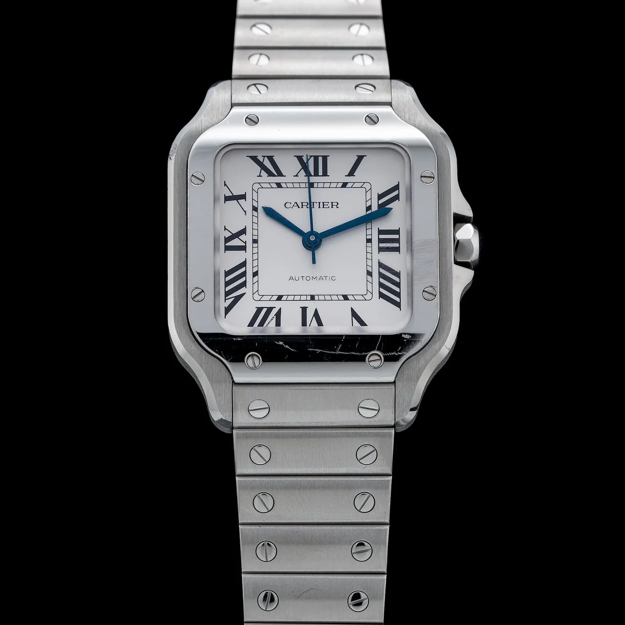 Cartier Santos De Steel POC210009N39545 35.1 mm kol saati