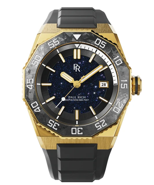 Paul Rich Aquacarbon Pro PR202412 - Gold Black kol saati