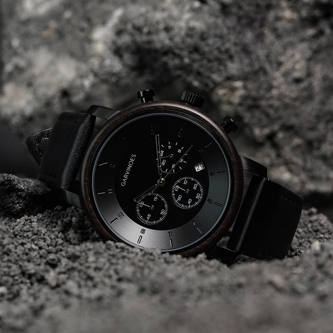 Raven Deep Black (Men 44mm) 44 mm kol saati