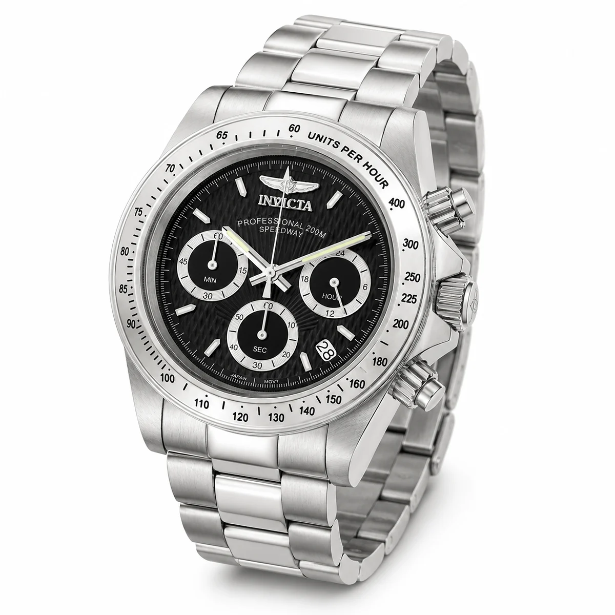 Invicta Speedway Torvane Watch - 39.5mm, Steel (9223) 39.5 mm kol saati