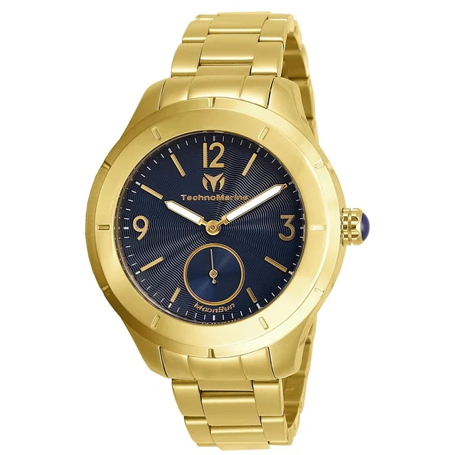 Invicta TechnoMarine MoonSun MoonSun Watch - 42mm, Gold (TM-818002) kol saati