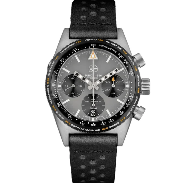 Ollech & Wajs Swiss Automatic RallyChron Racing Watch #OW-RallyChron kol saati