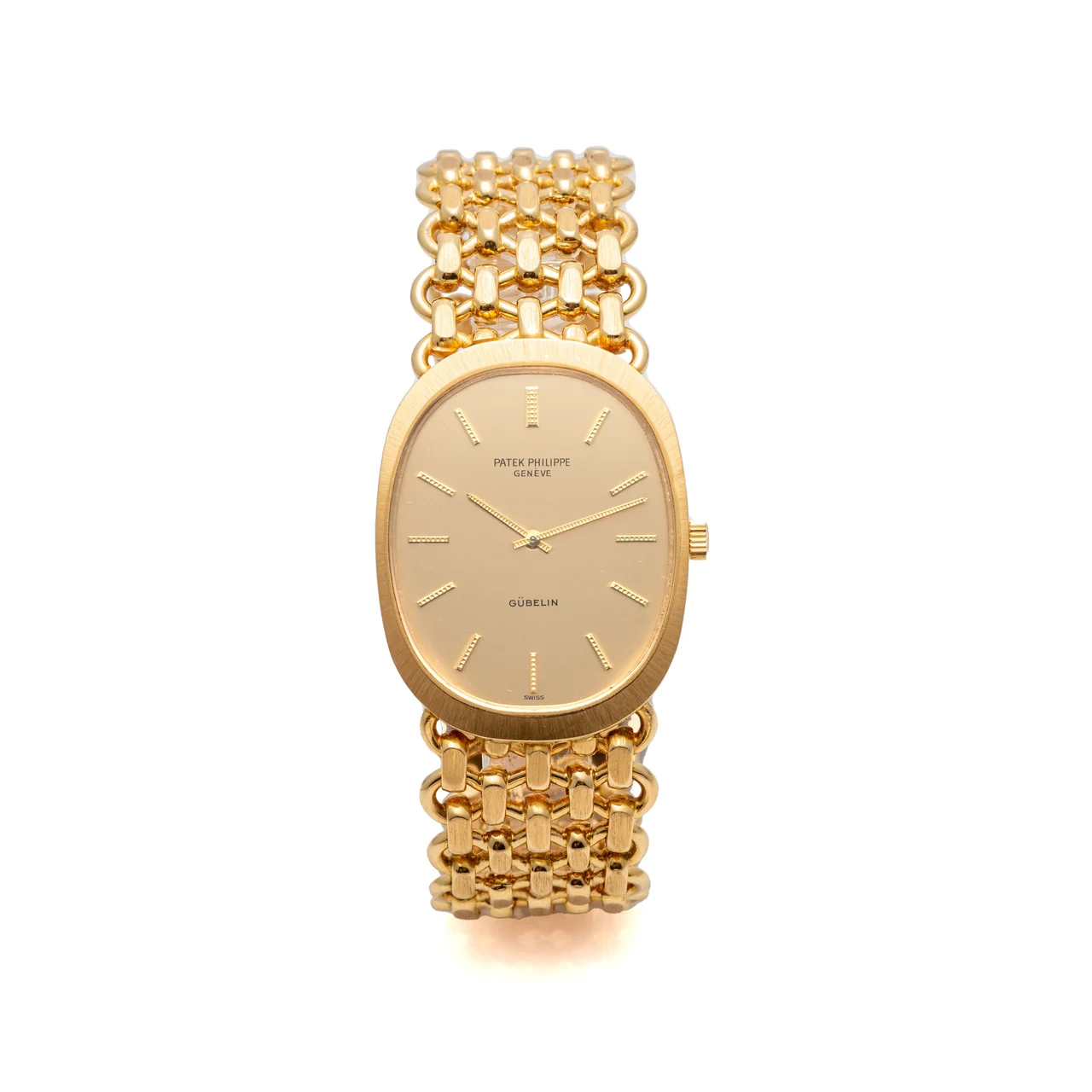 Patek Philippe PATEK PHILIPPE, REF. 3577, ELLIPSE, RETAILED BY GUBELIN, YELLOW GOLD kol saati