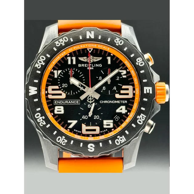 Breitling Endurance Pro Chronograph 44mm Black Dial Orange 210000079705 kol saati