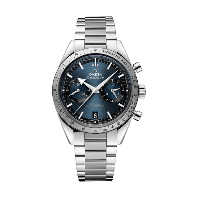 OMEGA Speedmaster '57 Chronograph 40.5mm - Blue on Bracelet O33210415103001 kol saati