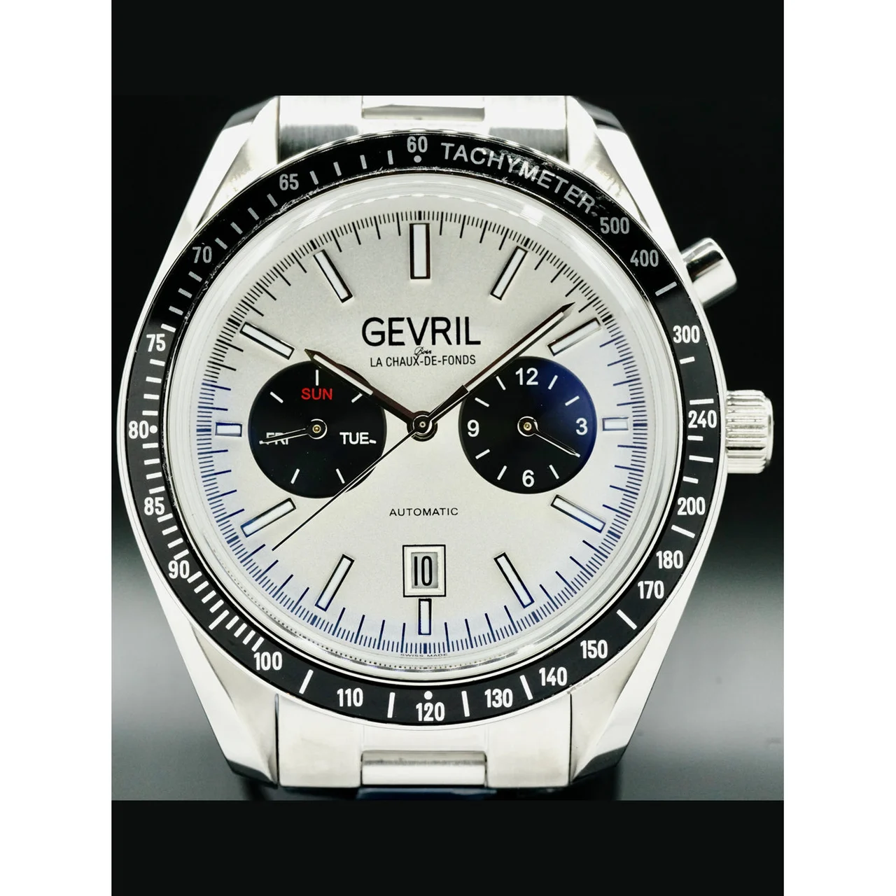 Gevril Lenox Silver Dial 49004 210000036450 44 mm kol saati