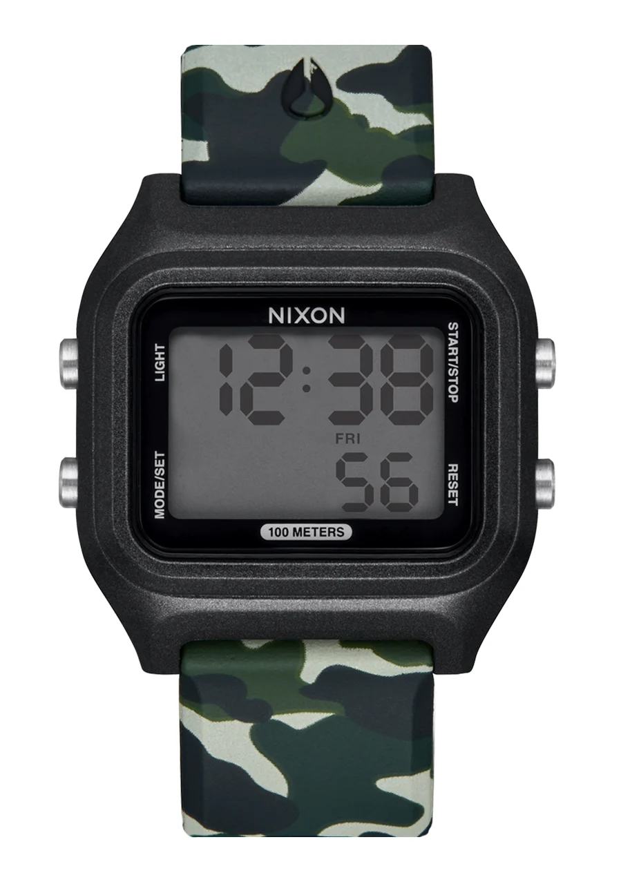 Nixon US Ripper - Black / Camo A1399-047-00 36.5 mm kol saati