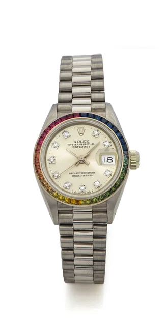 Rolex Datejust Custom Rainbow 69119 kol saati