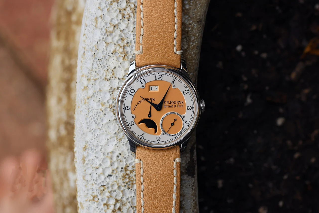 F.P. Journe F.P.Journe Octa Divine ref. D, 38mm Platinum Case, Salmon Di 38 mm kol saati