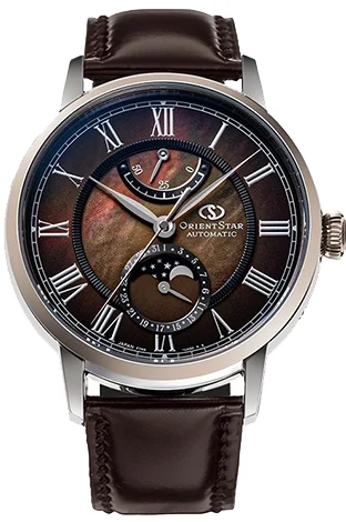 Orient Star Moon Phase O852 41 mm kol saati