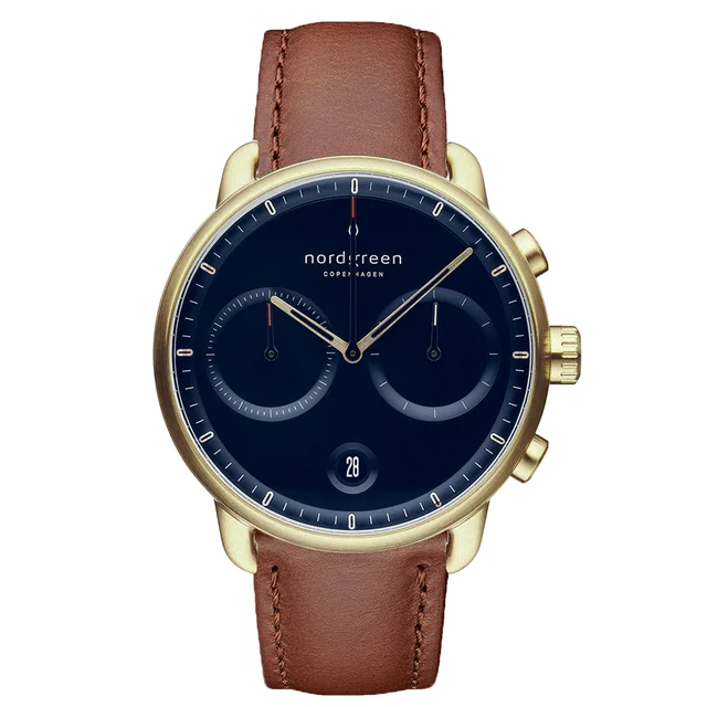 Nordgreen Pioneer 42mm PI42GOLEBRNA kol saati