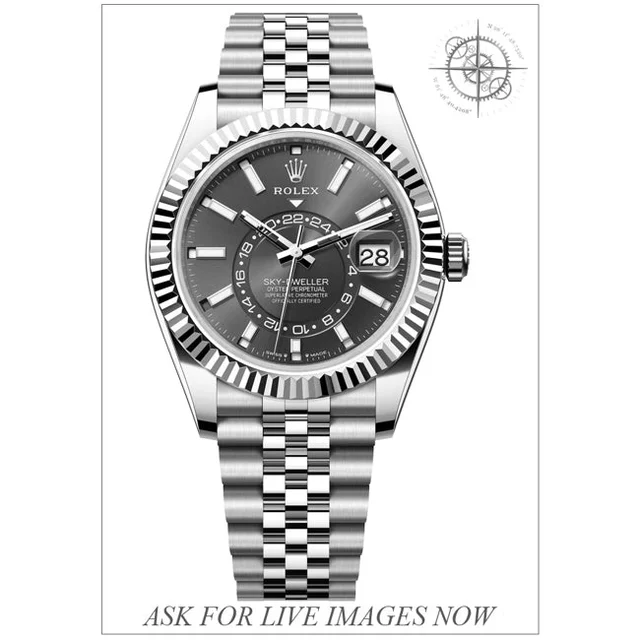 Rolex SkyDweller Stainless 42mm Green Dial 210000076714 kol saati
