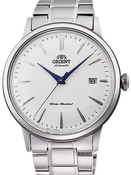 Orient Bambino Version 5 Automatic Dress Watch with Bracelet #RA-AC0005S10A 40.5 mm kol saati