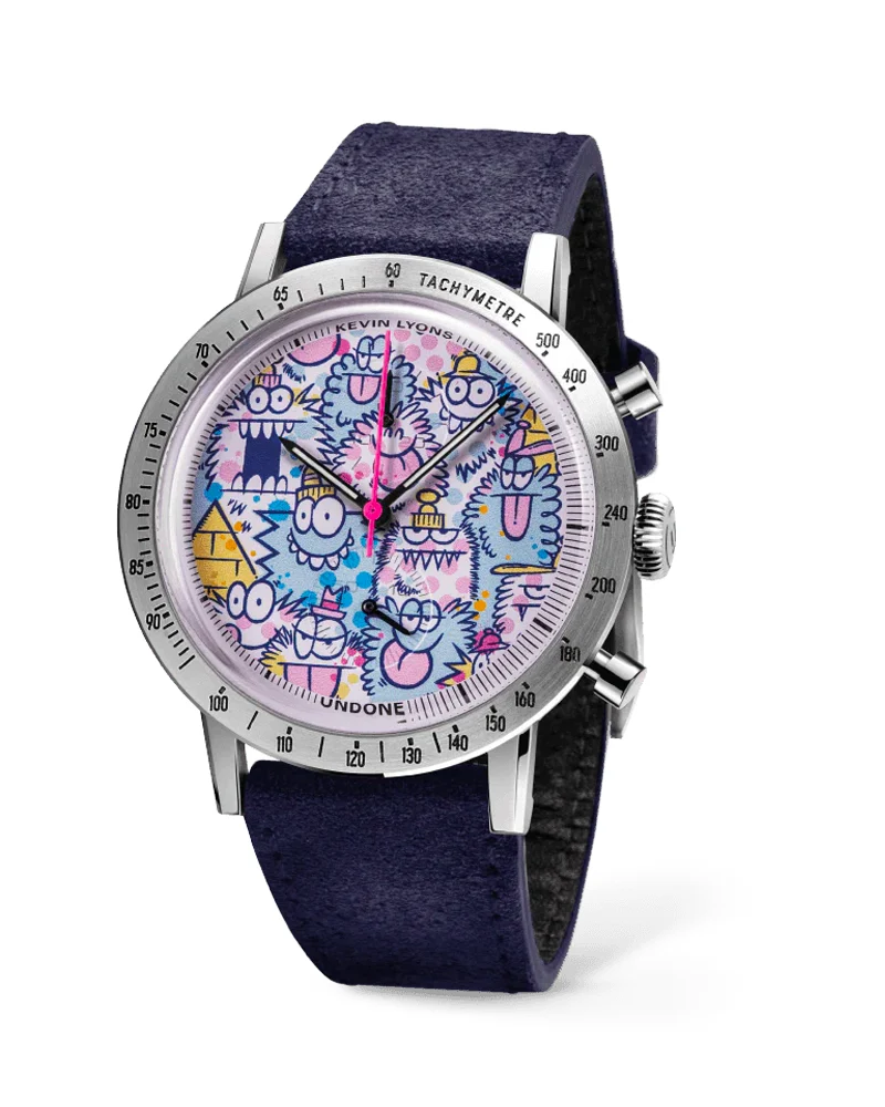 UNDONE Watches UNDONE x Kevin Lyons Monsters Limited Boxset Edition COL-KELVIN-LYONS-LE kol saati