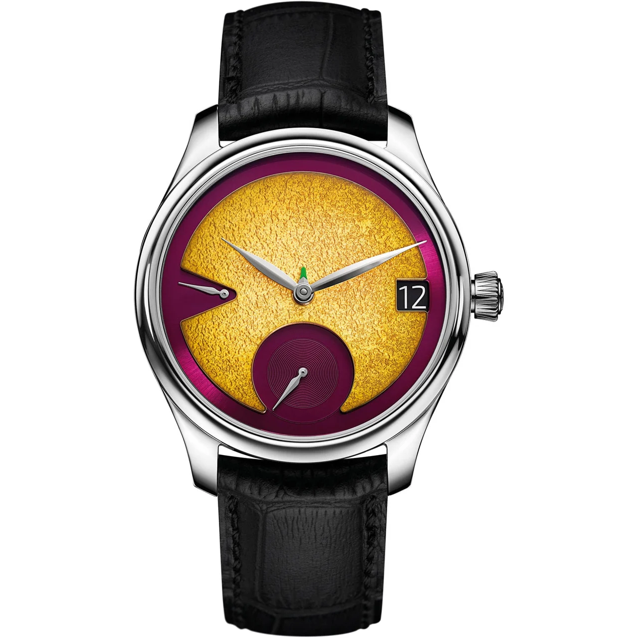 H. Moser & Cie. - Moser & Cie. x Studio Underd0g 1800-1200 03PFB Endeavour Perpetual Calendar "Passion Fruit" SET 42 mm kol saati