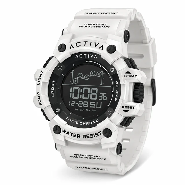 Activa Summit X Invicta Digital Watch - 50mm. White (ACW8082-024) kol saati