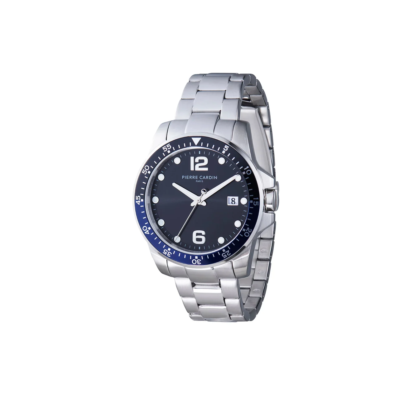 NATION Éclat watch with Black dial and Blue and Black Bezel CNI.0030 40 mm kol saati