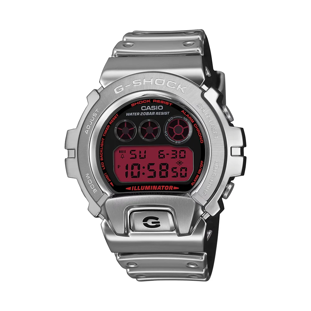 G-SHOCK Digital Quartz 49.7mm - Black on Resin Band GM6900YRA-8 49.7 mm kol saati