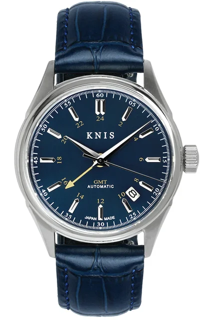 KNIS Classic GMT KN008-BLBLLE kol saati