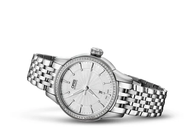 Oris Artelier Date Diamonds 01 561 7687 4951-07 8 14 77 kol saati