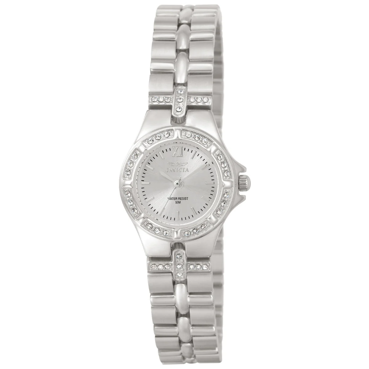 Invicta Wildflower Ferryn Swiss Ronda 763 Caliber Watch - 21.5mm, Steel (0132) kol saati
