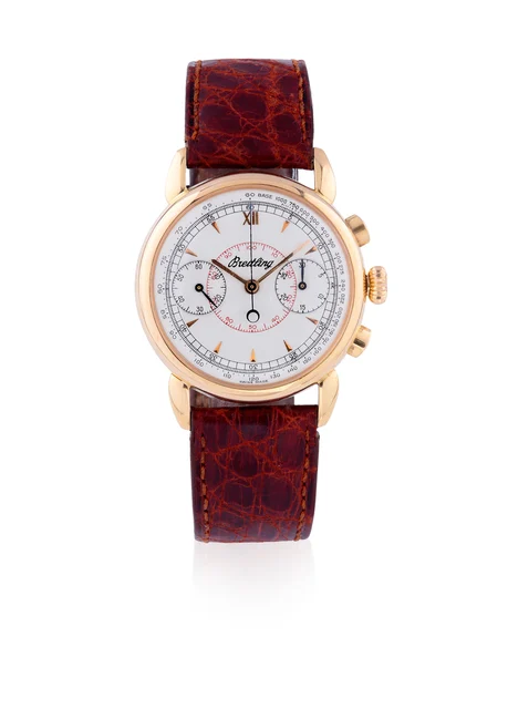 Breitling Chronograph, Limited Edition, Pink Gold 175 144 kol saati