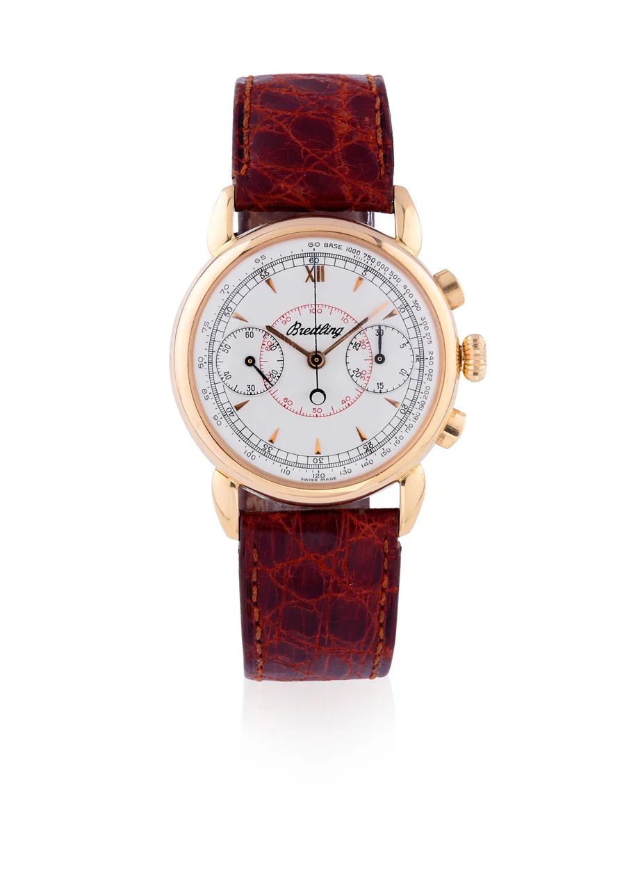 Breitling Chronograph, Limited Edition, Pink Gold 175 144 36 mm kol saati