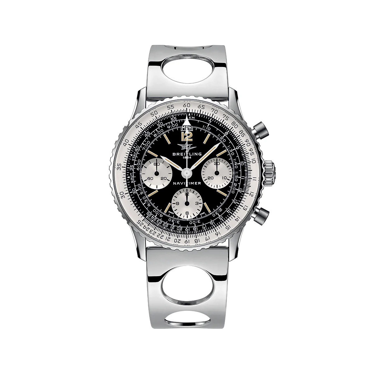 Breitling Navitimer B09 Chronograph Miles Davis Limited Edition 41mm - Black on Bracelet AB09501A1B1A1 41 mm kol saati
