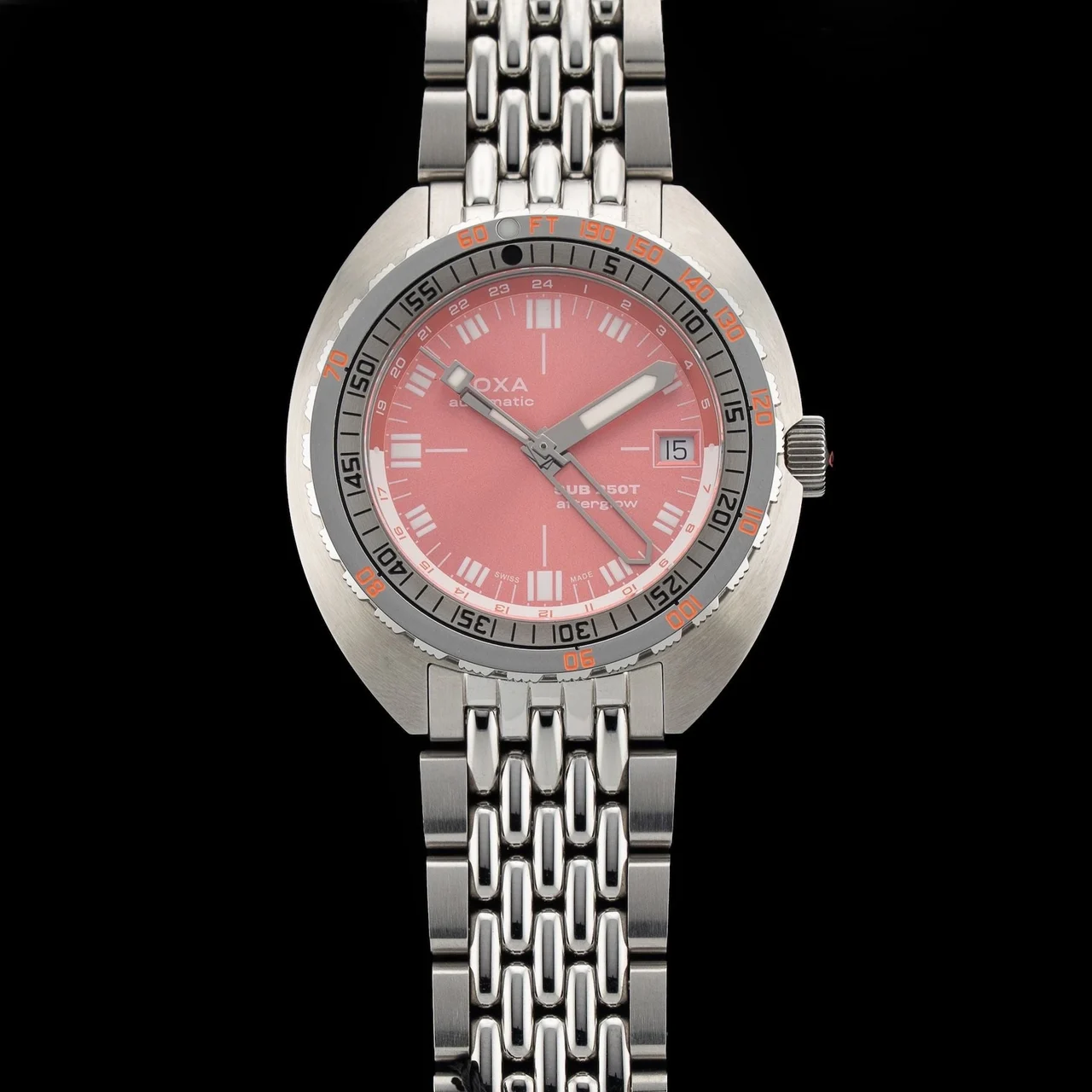 Doxa SUB 250T GMT Afterglow Limited Edition 855.10.061.10-SE11 210009N36692 40 mm kol saati
