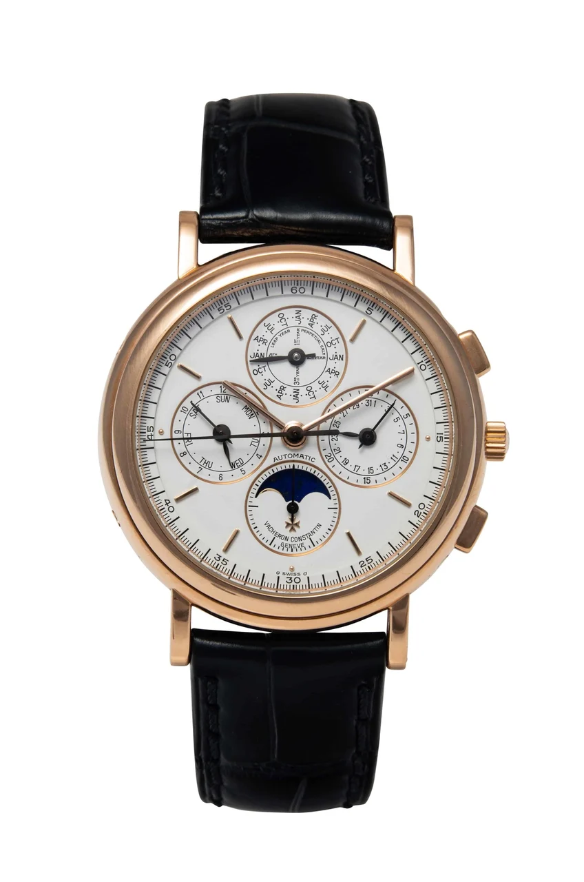 Vacheron Constantin VACHERON CONSTANTIN REF 49005, PERPETUAL CALENDAR CHRONOGRAPH PINK GOLD kol saati