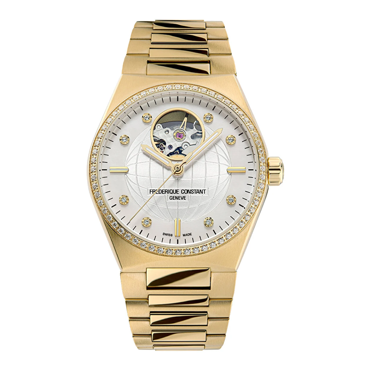 Frederique Constant New Highlife Auto Heart Beat FC-310MPWD2NHD5B 34 mm kol saati