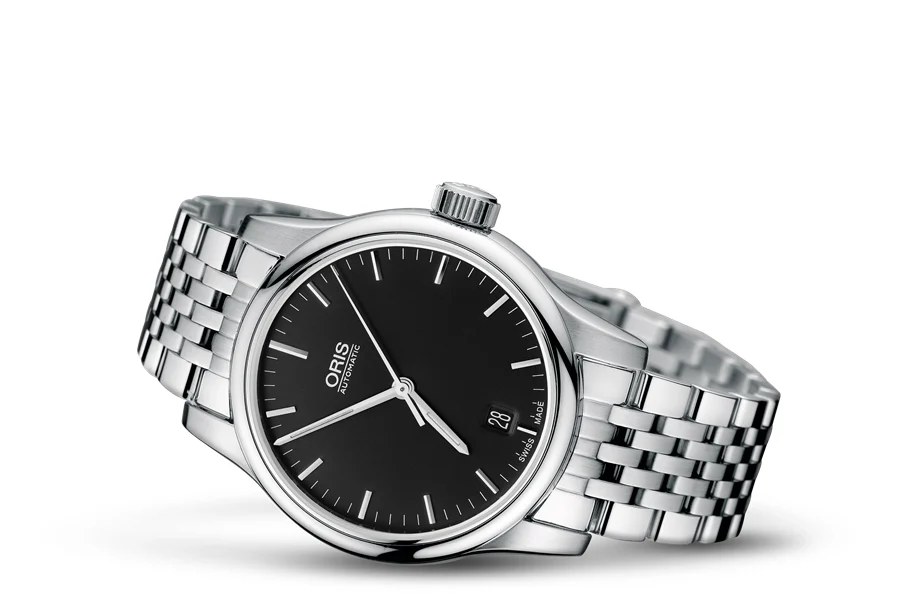 Oris Classic Date 01 733 7578 4054-07 8 18 61 37 mm kol saati