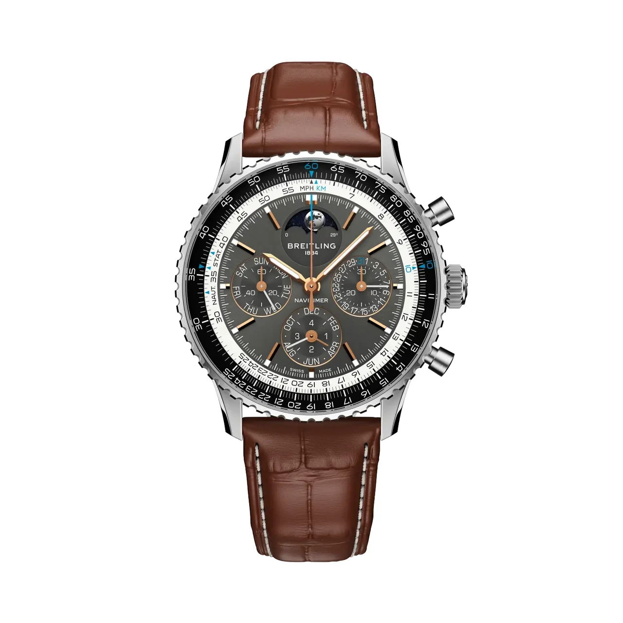 Breitling Navitimer B19 Chronograph 43 Perpetual Calendar PB1921251B1P1 43 mm kol saati