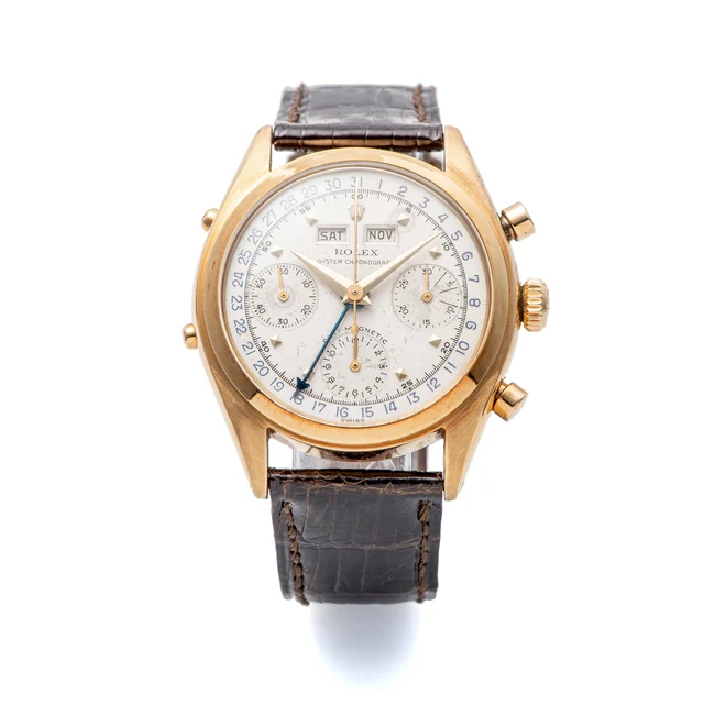 Rolex ROLEX REF. 6036 "JEAN CLAUDE KILLY" CHRONOGRAPH PINK GOLD kol saati
