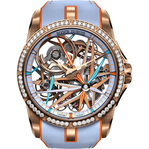 Roger Dubuis Excalibur Blacklight MB Rose Gold 42mm RDDBEX1037 42 mm kol saati