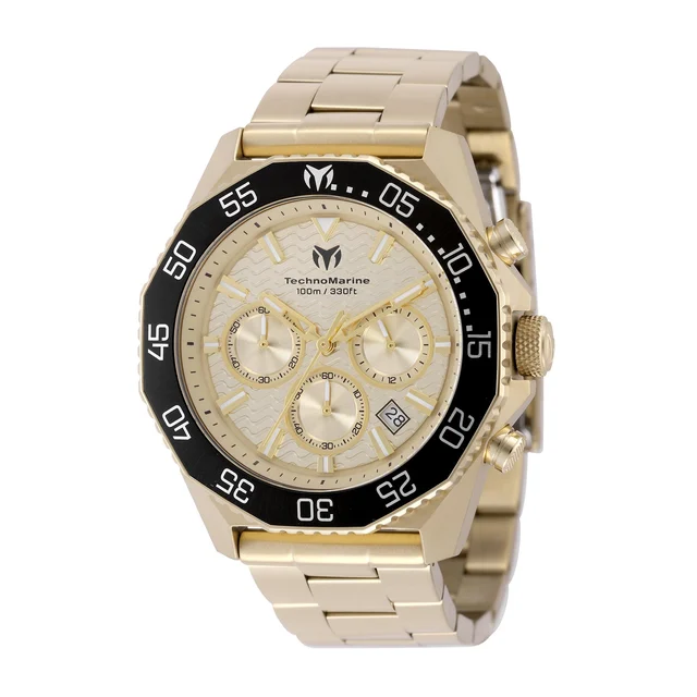 Technomarine Mare Vivo Watch - 44mm. Gold (TM-225084) kol saati