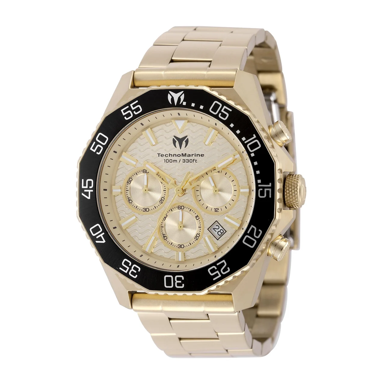Technomarine Mare Vivo Watch - 44mm. Gold (TM-225084) 44 mm kol saati
