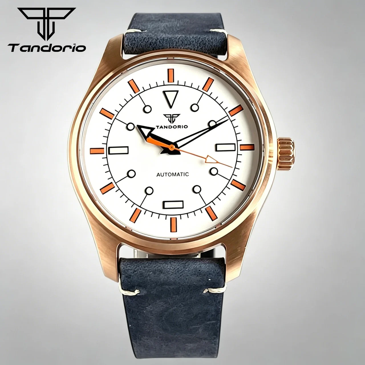 Tandorio Watches Solid Cusn8 Bronze Pilot Watch Tandorio TD801 39mm 20ATM Miyota 8215 PT5000 Automatic Sapphire 12000058416163945 39 mm kol saati