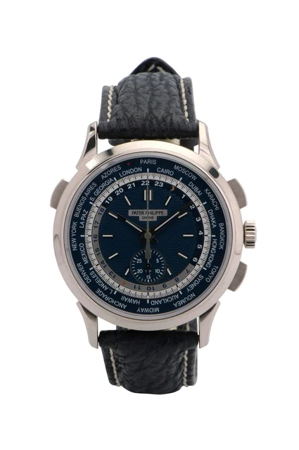Patek Philippe PATEK PHILIPPE, REF. 5930G, WORLD TIME CHRONOGRAPH, WHITE GOLD kol saati