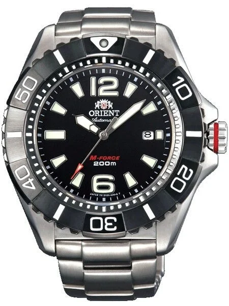 Orient M-Force 22-Jewel Automatic Titanium Dive Watch with Sapphire Crystal #DV01001B kol
