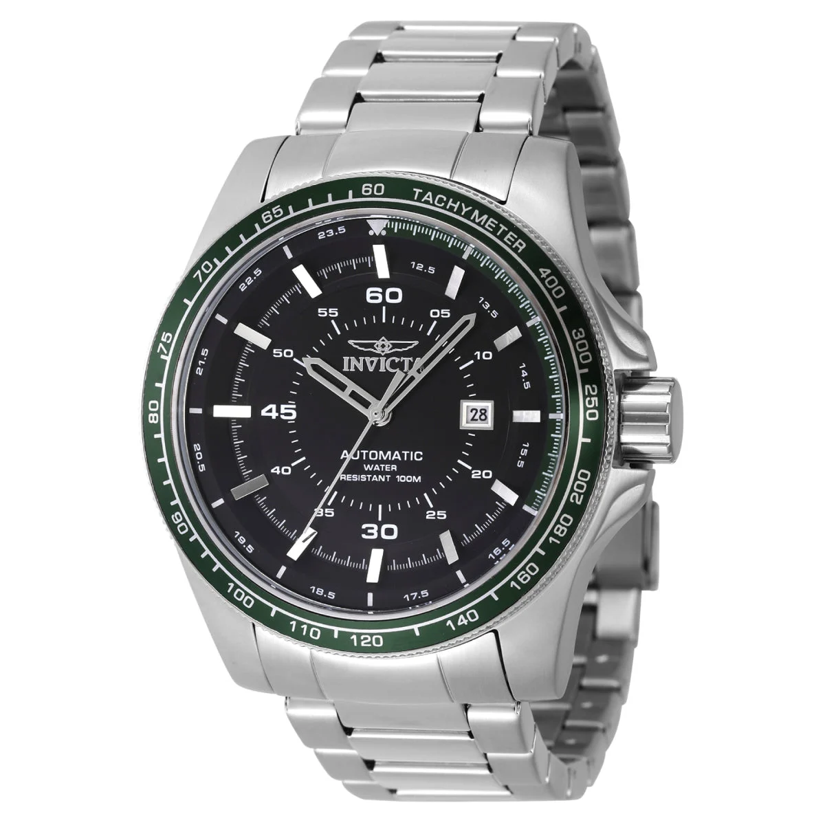 Invicta Speedway High Bank Automatic Watch - 50mm. Steel (48076) 50 mm kol saati
