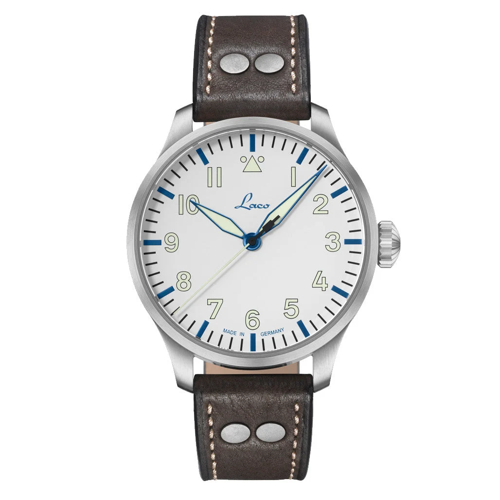 Laco Limited Edition Augsburg Polar 42mm type A Flieger #862156 42 mm kol saati