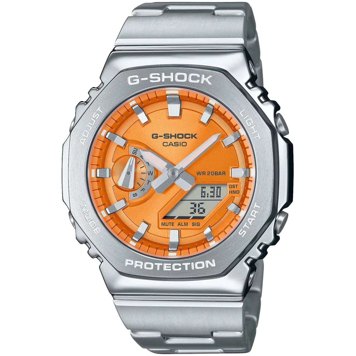 G-SHOCK Casio GM2110D-4A 2100 Series Orange kol saati