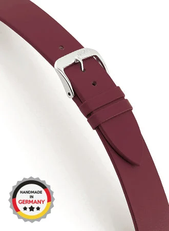 RIOS Leather Strap Elegant - Burgundy - Calf Leather 4311/RI kol saati