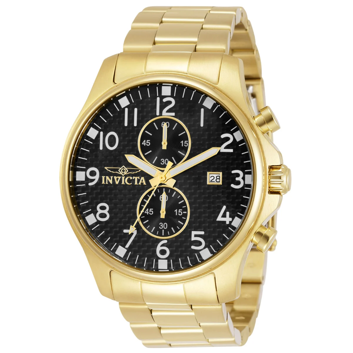 Invicta Specialty Watch - 48mm, Gold (0382) 48 mm kol saati