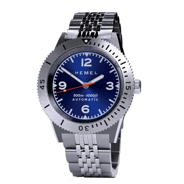Hemel Sea Dart Automatic Dive Watch with Blue Dial #HD3NA kol saati