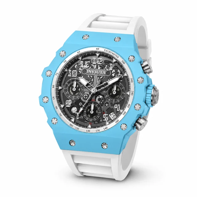 Invicta Racing Apexium Watch - 41mm, White (69627) kol saati