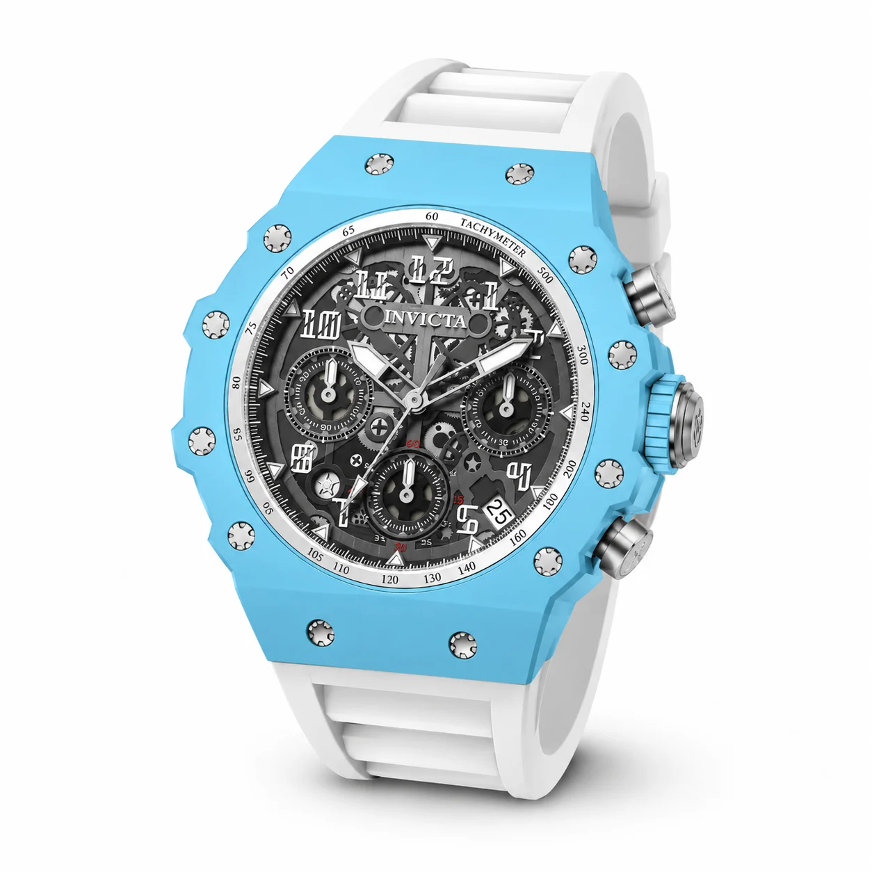 Invicta Racing Apexium Watch - 41mm, White (69627) 41 mm kol saati