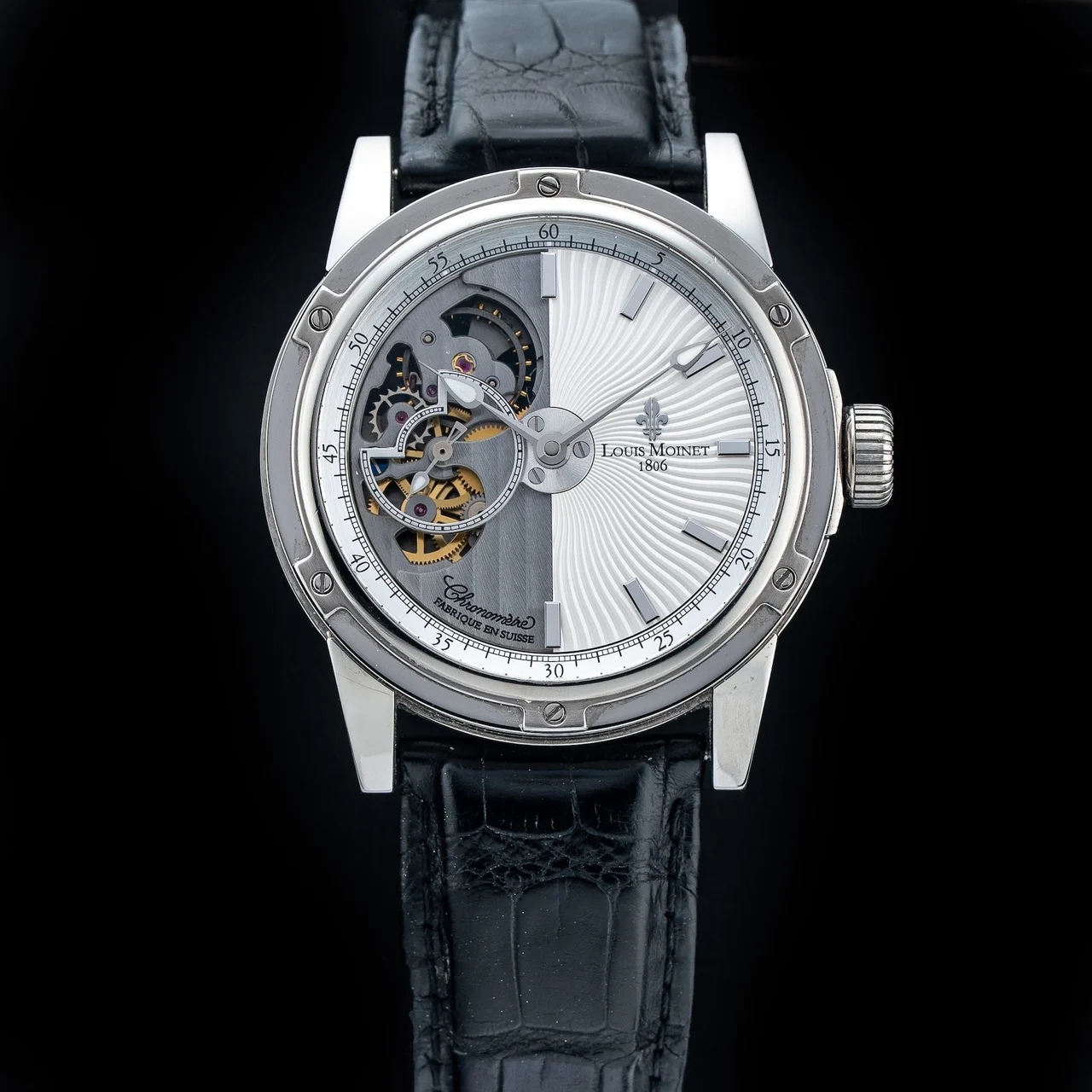 Louis Moinet Mecanograph LM-3A20 210009N34458 kol saati